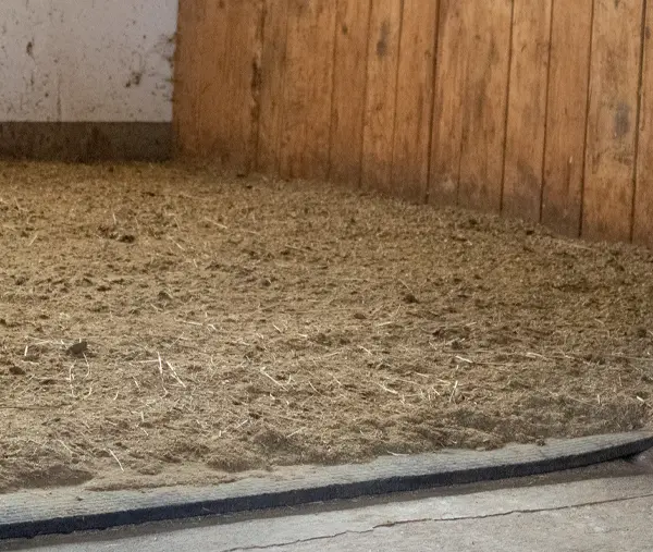 Stroh Granulat Vorbereitung 