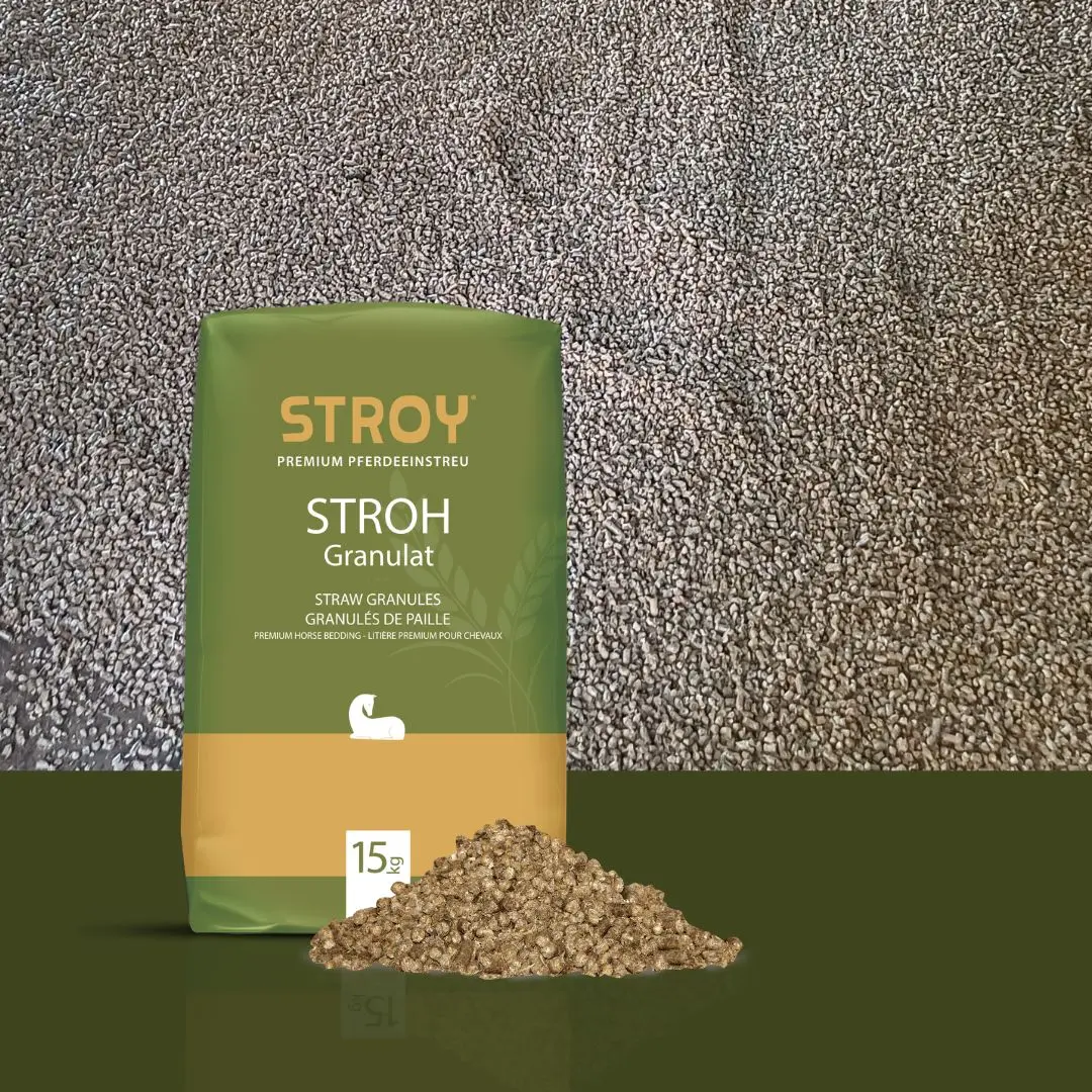 Stroh Granulat Einstreu