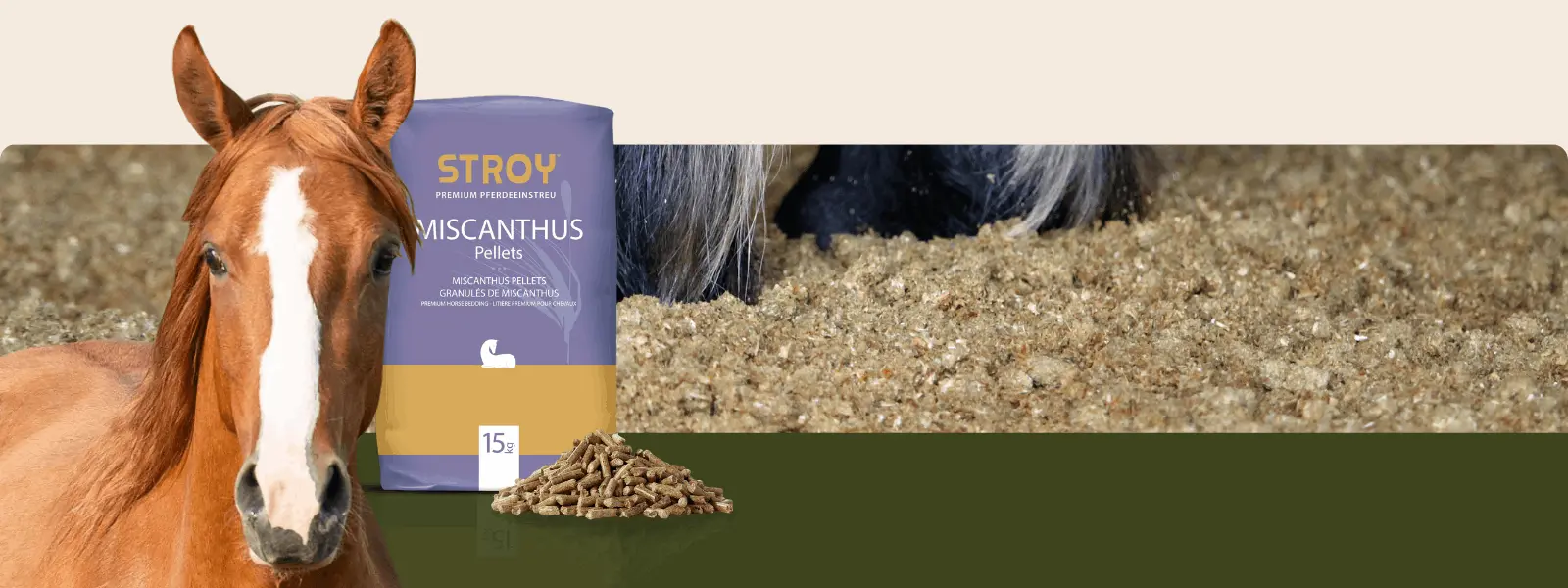 Miscanthus Pellets Einstreu