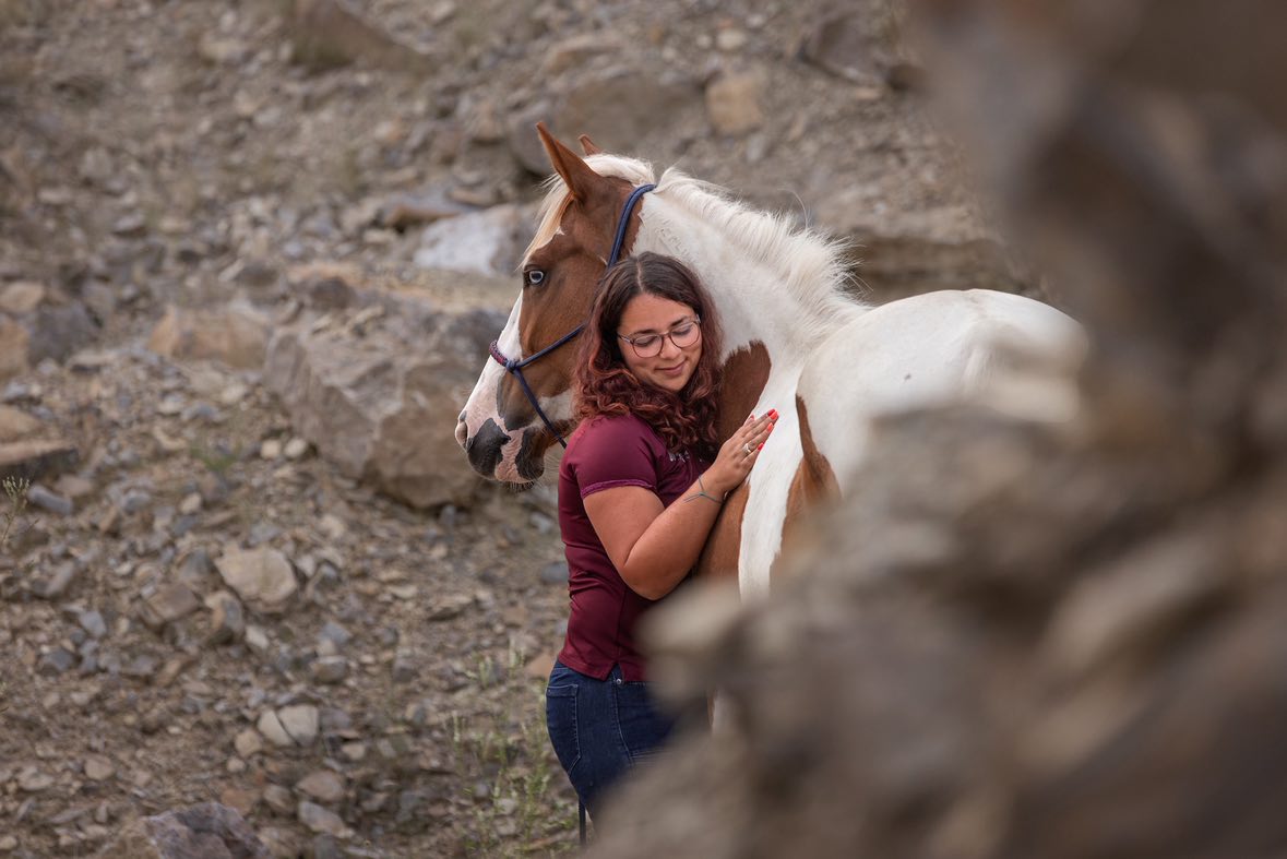Aylin Hoffman und ihr Pferd Sky