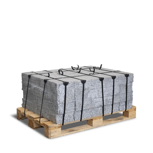 [GRK90] Galamio Granit Randsteine Gespalten Gesägt 40 x 20 x 10 cm 900 kg
