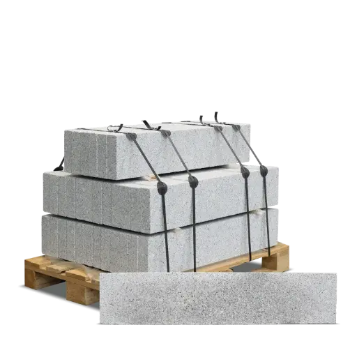 [GRN01] Galamio Granit Rasenkante Gesägt Kugelgestrahlt 100 x 20 x 6 cm 1 stk